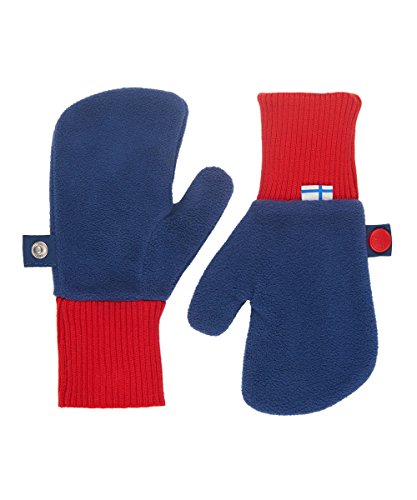 Finkid Nupujussi denim blau Kinder Winter Fleece Fäustlinge Handschuhe von Finkid