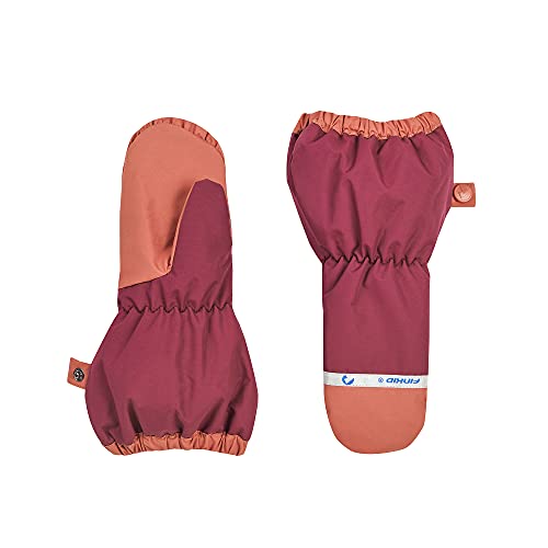 Finkid Pakkanen Rot, Fausthandschuh, Größe L - Farbe Beet Red - Chili von Finkid