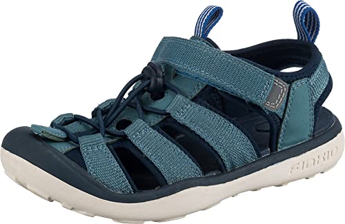 Finkid Pelto Blau - Klassische schützende Kinder Trekkingsandale, Größe EU 31 - Farbe Smoke Blue - Navy von Finkid