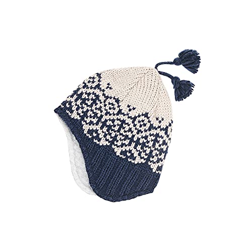 Finkid Peppi Blau-Weiß, Kinder Kopfbedeckung, Größe S - Farbe Navy - Pebble von Finkid