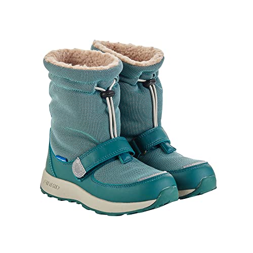 Finkid Peura Blau-Grün - Warme robuste Kinder Winterstiefel, Größe EU 33 - Farbe Smoke Blue - Deep Teal von Finkid