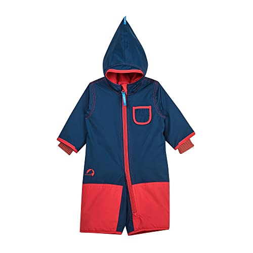 Finkid Pikku Winter EKO Colorblock, Kinder Regenhose und Hardshell-Hose, Größe 70-80 - Farbe Navy - Red von Finkid