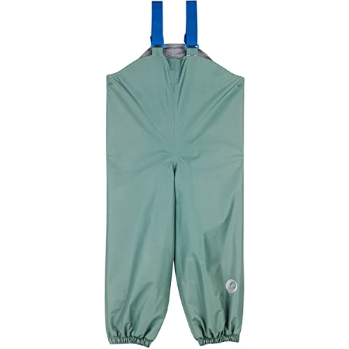 Finkid Pullea Grün - Wasserdichte atmungsaktive Kinder Outdoor Spielhose, Größe 110-120 - Farbe Trellis von Finkid