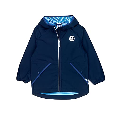 Finkid Puuskiainen Blau - Wasserdichte zip-in kompatible Kinder Outdoorjacke, Größe 100-110 - Farbe Navy - Denim von Finkid