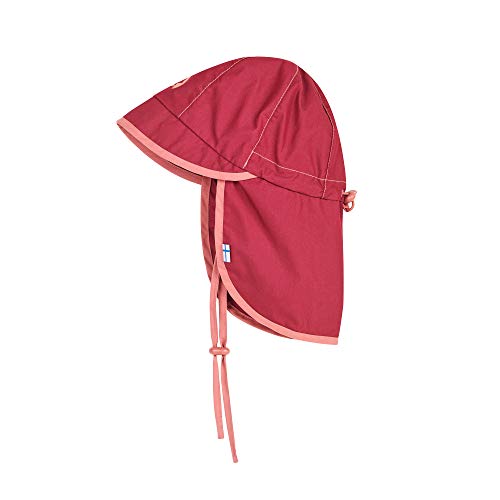 Finkid Rantali Rot - Wasserabweisender leichter Kinder Baumwoll Sommerhut, Größe S - Farbe Beet Red - Rose von Finkid