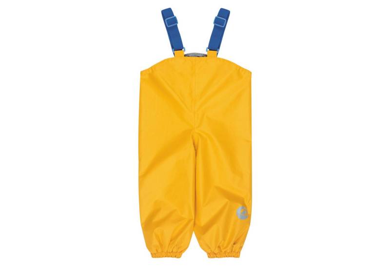 Finkid Regenhose Finkid Pullea Yellow Regenhose mit Trägern Latzhose 90/100 Latzhose winddicht wasserdicht unisex Kinderregenhose von Finkid