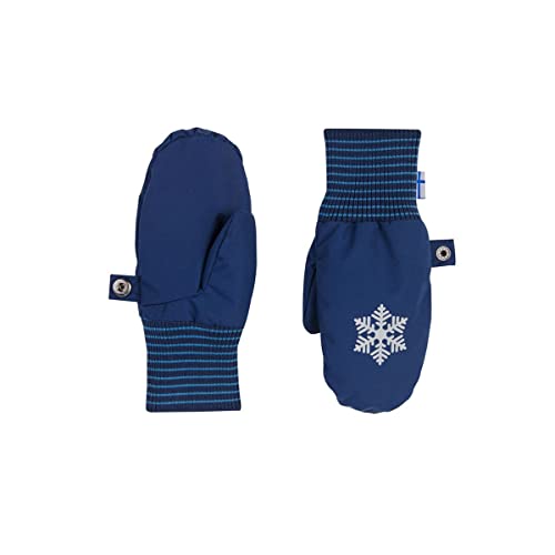 Finkid Rukkanen Blau - Wasserdichter warmer Kinder Fäustling, Größe S - Farbe Navy von Finkid