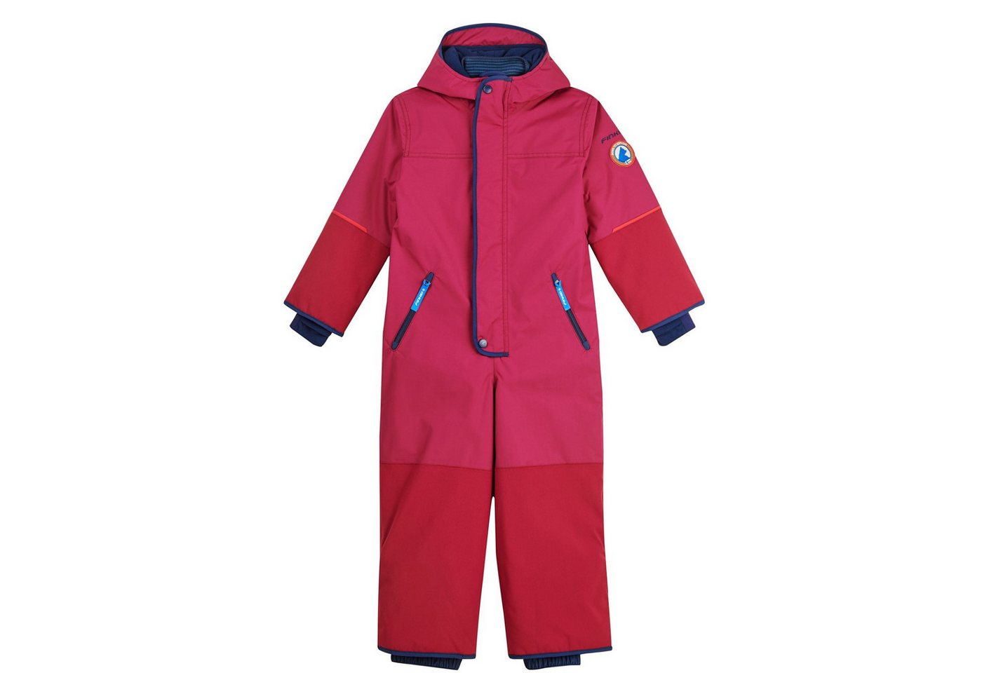 Finkid Schneeoverall Finkid Husky Haalari Schneeanzug Beet Red/Navy 100/110 Overrall Winteranzug Kinder Overall von Finkid