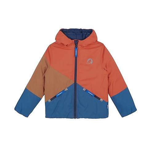 Finkid Sirkus leicht wattierte Kinder Jacke im Colorblocking - Zip in Innenjacke von Finkid