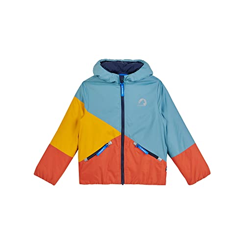 Finkid Sirkus leicht wattierte Kinder Jacke im Colorblocking - Zip in Innenjacke von Finkid