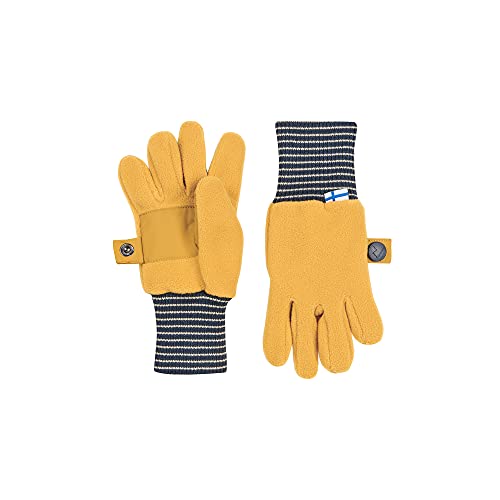 Finkid Sormikas Gelb, Kinder Fingerhandschuh, Größe XL - Farbe Golden Yellow - Navy von Finkid