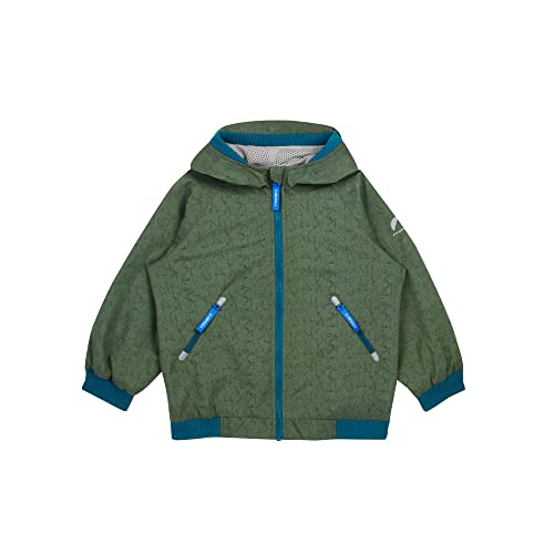 Finkid Tallessa Grün - Wasserdichte zip-in kompatible Kinder Outdoorjacke, Größe 100-110 - Farbe Bronze Green von Finkid