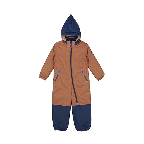 Finkid Turva Ice Kinder Winteroverall mit Abnehmbarer Kapuze und reflektierendem Animal Print von Finkid
