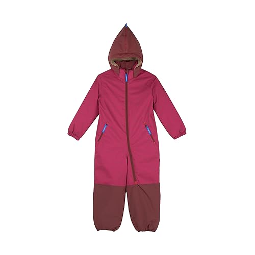 Finkid Turva Ice Kinder Winteroverall mit Abnehmbarer Kapuze und reflektierendem Animal Print von Finkid