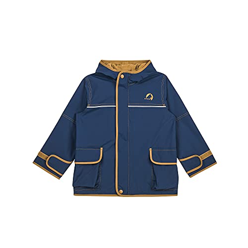 Finkid Tuulis EKO Blau, Regenjacke, Größe 100-110 - Farbe Navy - Cinnamon von Finkid