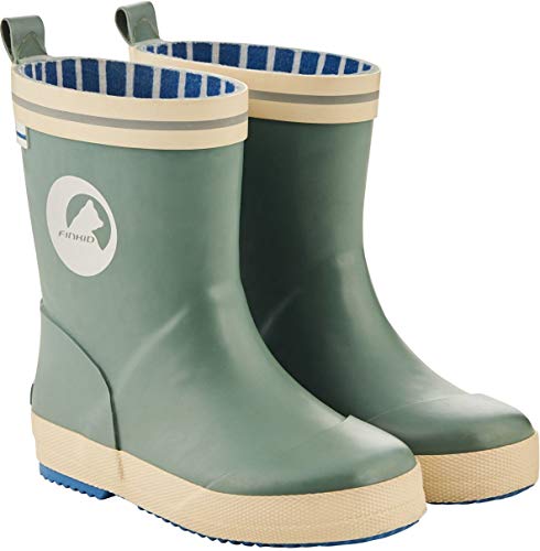 Finkid Vesi Grün - Wasserdichter klassischer Kinder Gummistiefel, Größe EU 32 - Farbe Trellis von Finkid