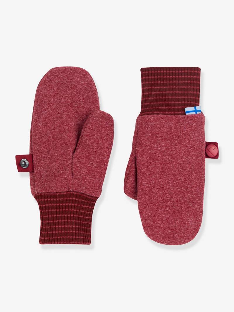 Kinder Knitfleece-Fäustlinge PUPUJUSSI KNIT finkid granatapfel von Finkid