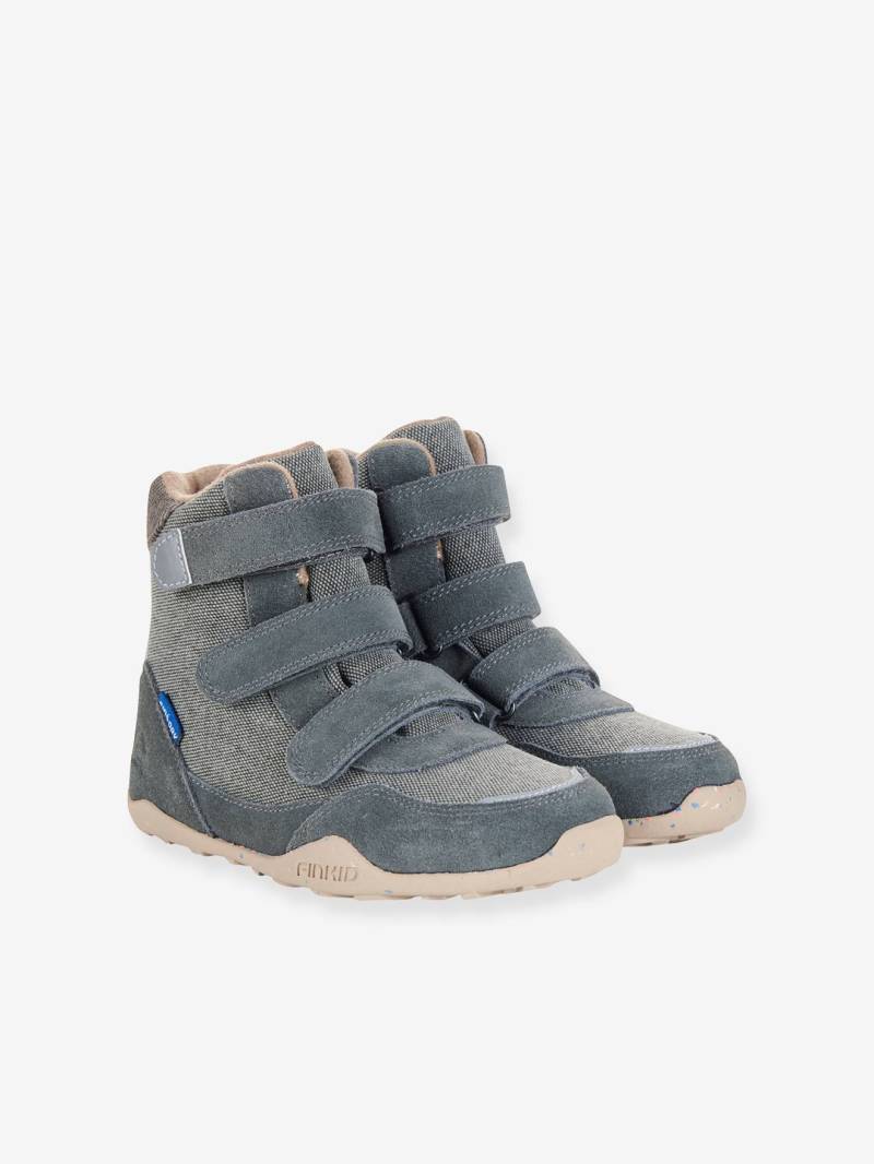 Kinder Winter-Barfußschuhe ILVES finkid mit Klett salbei von Finkid