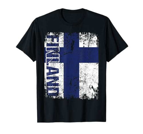 FINNLAND Flagge | Damen Herren Kinder FINLAND T-Shirt von Finland Family Shop