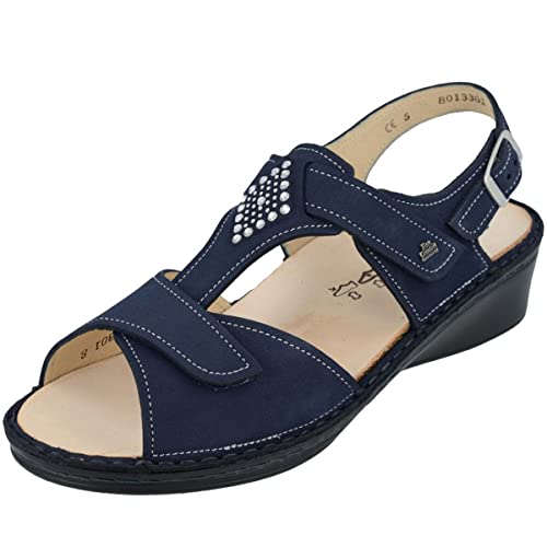 Finn Comfort Damen Sandalette in Blau, Größe 5.5 von Finn Comfort