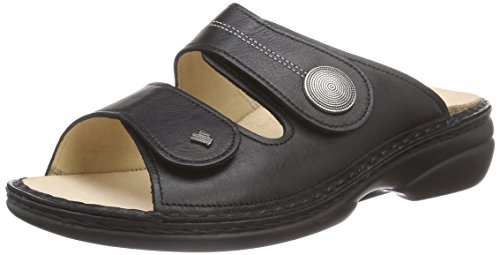 Finn Comfort Damen Sansibar Pantoletten, Schwarz, 40 von Finn Comfort