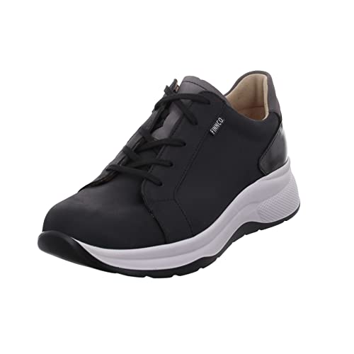 Finn Comfort Damen Schnürhalbschuhe Delaware Halbschuh Lederkombination Freizeit Sport Schuhe Uni Delaware Halbschuh bequem von Finn Comfort