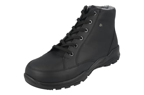 Finn Comfort Erding Herren Stiefel schwarz SponaRind Glattleder Lammfellfutter von Finn Comfort