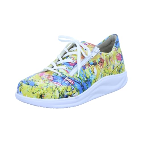 Finn Comfort FINNAMIC Hachiouji Damen Halbschuhe gelb Multi Art Glattleder von Finn Comfort