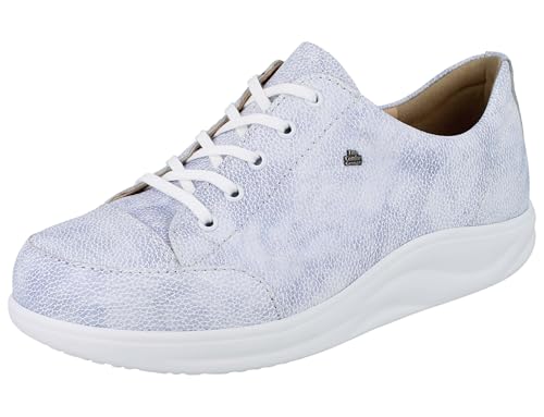 Finn Comfort FINNAMIC Ikebukuro Damen Halbschuhe Schnürschuhe hellblau mare Glattleder von Finn Comfort