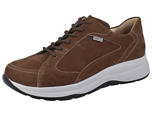 Finn Comfort FINNCO Piccadilly Herren Halbschuhe braun Chestnut Nubukleder (eu_Footwear_Size_System, Adult, Men, Numeric, Wide, Fraction_42_and_2_Thirds) von Finn Comfort