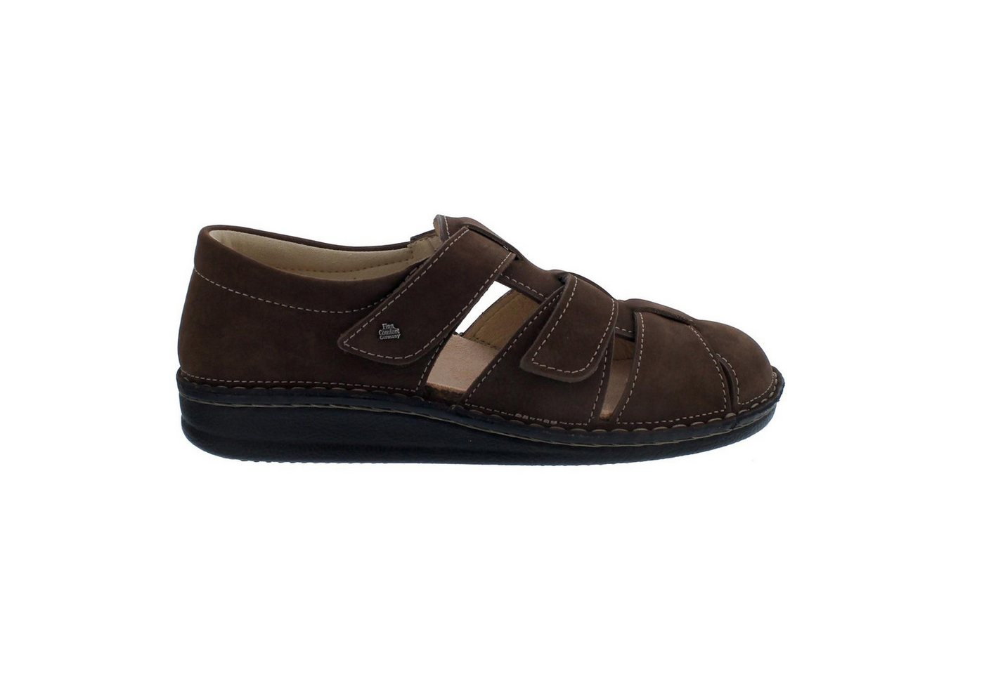 Finn Comfort Finn Comfort Athos, Oilbuk (Nubukleder), Chestnut, Klettverschluss 010 Klettschuh von Finn Comfort
