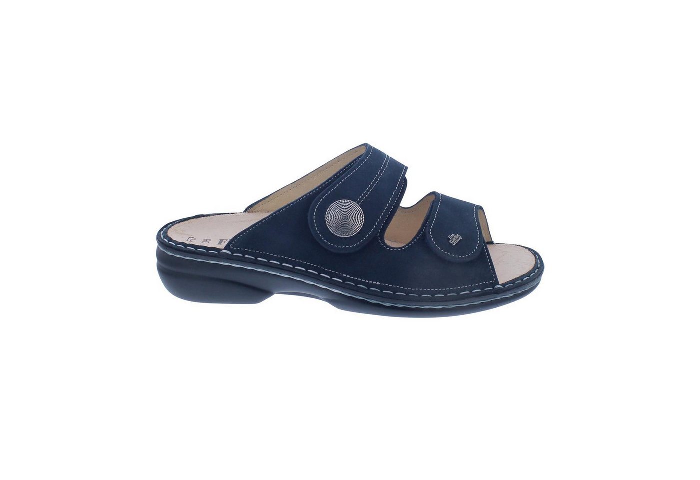 Finn Comfort Finn Comfort Sansibar- Pantolette, Classic, Nubukvienna, nautic 2550-3 Pantolette Finn Comfort Finn Comfort Sansibar- Pantolette, Classic, Nubukvienna, nautic 2550-3 Pantolette von Finn Comfort