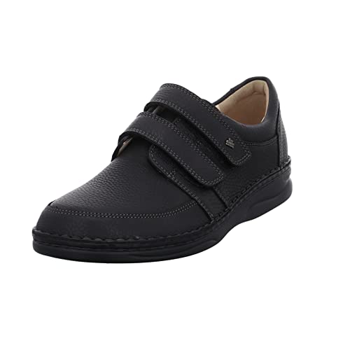 Finn Comfort Herren Slipper Schuhe Wicklow Klettschuh Nubukleder Freizeit Elegant Slip-Ons Uni Klettschuh braun Leder von Finn Comfort