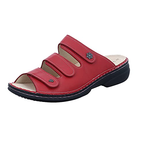 Finn Comfort Menorca-Soft, Damen Offene Sandalen, Rot (Red), 36 EU von Finn Comfort