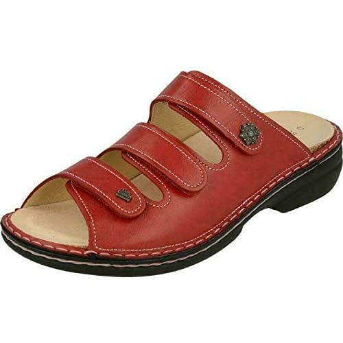 Finn Comfort Menorca-Soft, Damen Offene Sandalen, Rot (Red), 42 EU von Finn Comfort