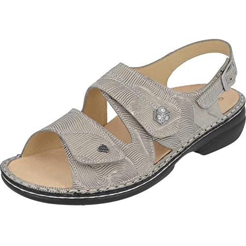 Finn Comfort Milos (beige) - Damenschuhe Sandale bequem/lose Einlage, Beige von Finn Comfort