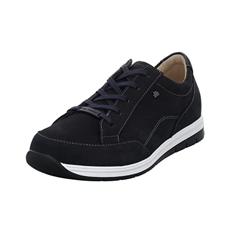 Finn Comfort Herren Schnürhalbschuhe Osorno Halbschuh Nubukleder Freizeit Elegant Schuhe Uni Halbschuh wechselfußbett Leder von Finn Comfort