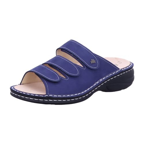 Finn Comfort Pantoletten bequem bis 30 mm Gr.39, Blau von Finn Comfort