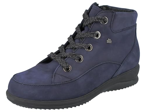 Finn Comfort Parsenn Damen Stiefel Winter blau indigo Nabuk Nubukleder von Finn Comfort