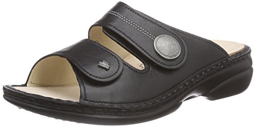 Finn Comfort Sansibar, Damen Offene Sandalen, Schwarz (Schwarz), 36 EU von Finn Comfort