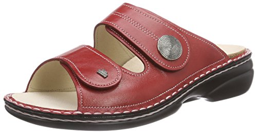 Finn Comfort Damen Sansibar Pantoletten, Rot (Red), 38 von Finn Comfort