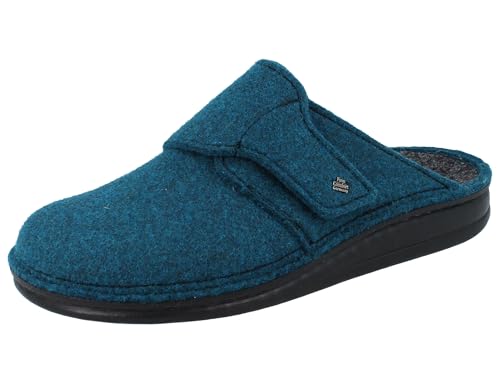 Finn Comfort Tirol Damen Clogs Hausschuhe blau petrol turquoise Wollfilz von Finn Comfort