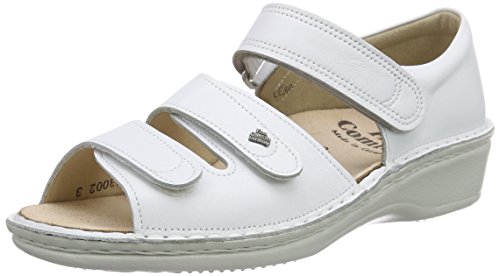 Finn Comfort Usedom, Damen Knöchelriemchen Sandalen, Weiß (Weiss), 41 EU von Finn Comfort