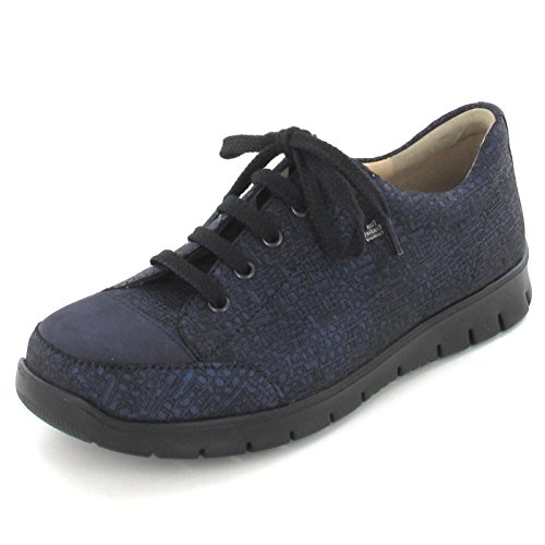 FinnComfort Damen Schnuerschuhe Swansea 02860-901503 blau 223411 von Finn Comfort