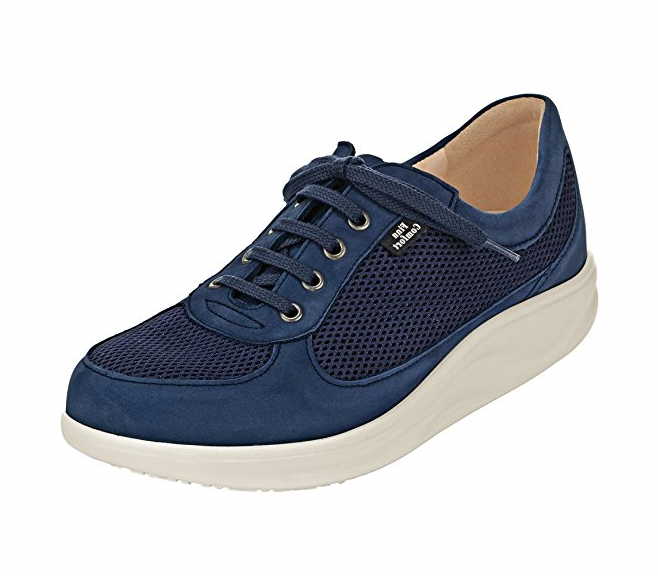 female Freizeit Schnürer blau Columbia 39 von Finn Comfort