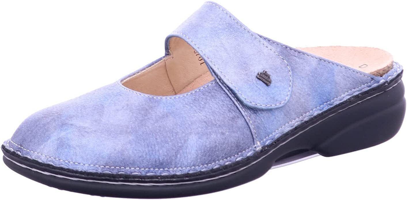 female Klassische Sandalen blau STANFORD Jeans 38 von Finn Comfort