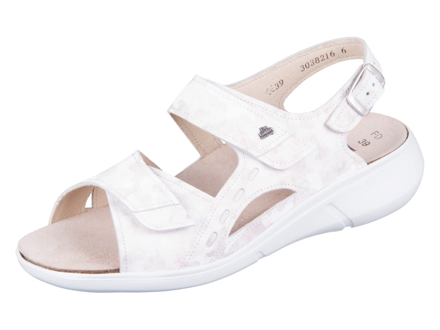 female Klassische Sandalen gold 38 von Finn Comfort