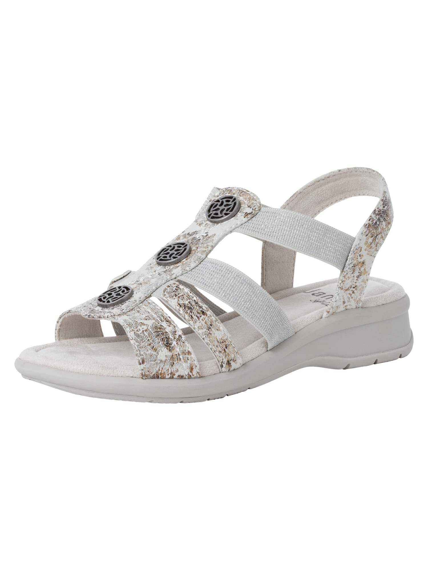 female Klassische Sandalen grau 41 von Finn Comfort