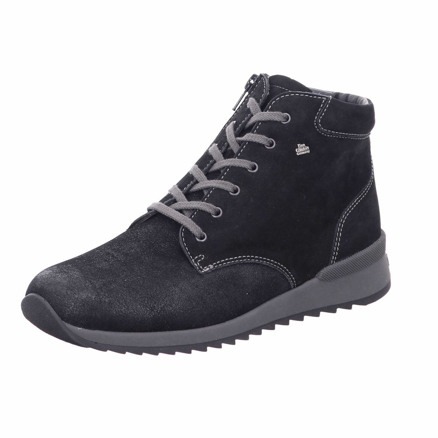 female Schnür-Stiefeletten schwarz 37,5 von Finn Comfort