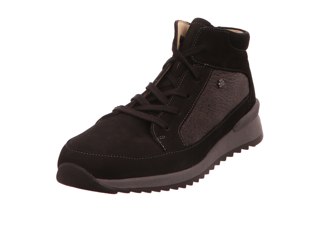 female Schnür-Stiefeletten schwarz Burley 38,5 von Finn Comfort